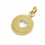 Charm oro "Sempre insieme"