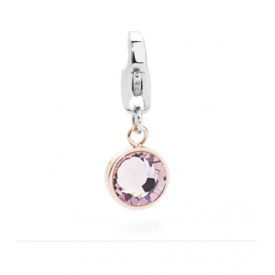 charm s'agapõ cristallo pvd oro rosa collezione happy