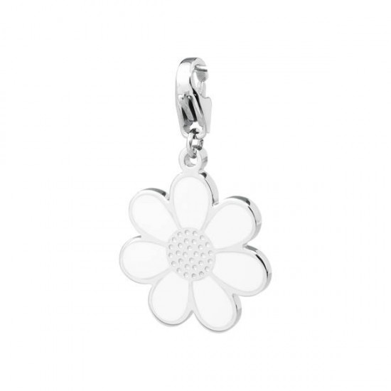 charm s'agapò fiore bianco collezione happy