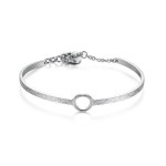 Bracciale Happy rigido con incisione 1