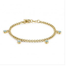 Bracciale LUCE con cristalli e turchese