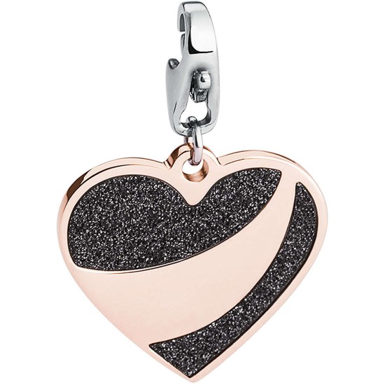 Charm s'agapò cuore glitter collezione happy