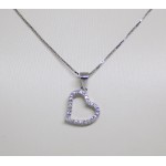 Collana donna con cuore in argento 925/1000 CDC01